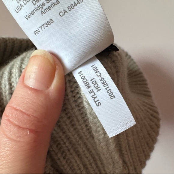 J. CREW Cashmere Men's Beanie Grey O/S - Picture 7 of 7